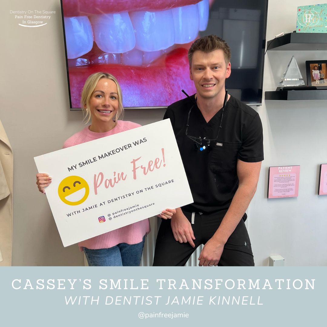 Dentistry On The Square, Pain Free Dentist Glasgow - Smile Makeovers in Glasgow Smile Makeover Transformation with Jamie
